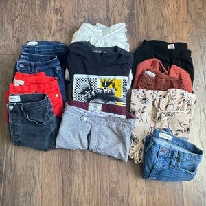Reseller bundle womens clothing lot Free People Ted Baker Agolde Kors Joie